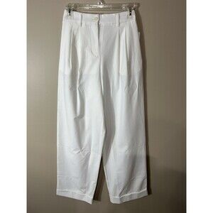 Lululemon Lululinen Trouser Pants Womens Wide Leg Size 25 White Lightweight NEW